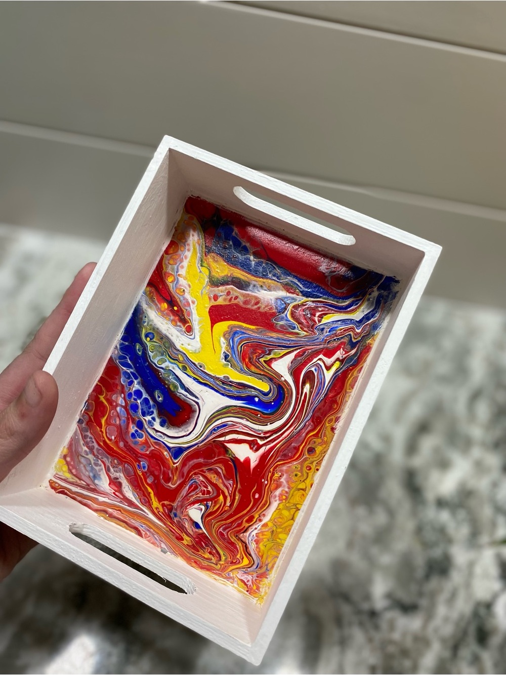 Colorful Abstract Tray